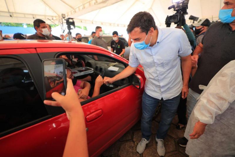 Em Manacapuru, Wilson Lima estende vacinação contra Covid-19 para população a partir de 25 anos