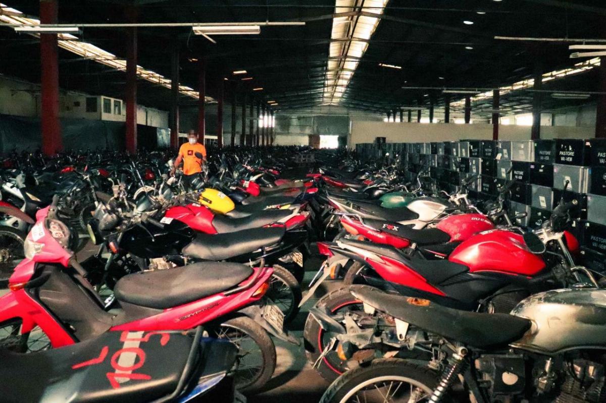 No primeiro leilão do Detran do ano, 831 veículos foram arrematados