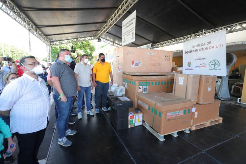 Wilson Lima entrega tomógrafo e anuncia reforma do Hospital Jofre Cohen, em Parintins