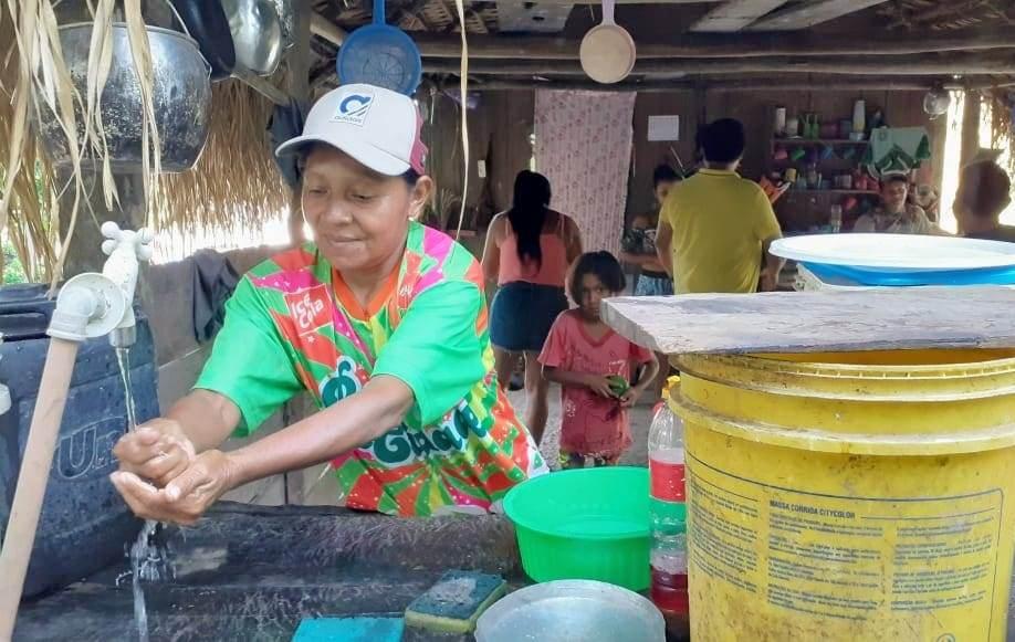 Programa Água no Jirau chega na comunidade Nossa Senhora Aparecida do Buiuçu