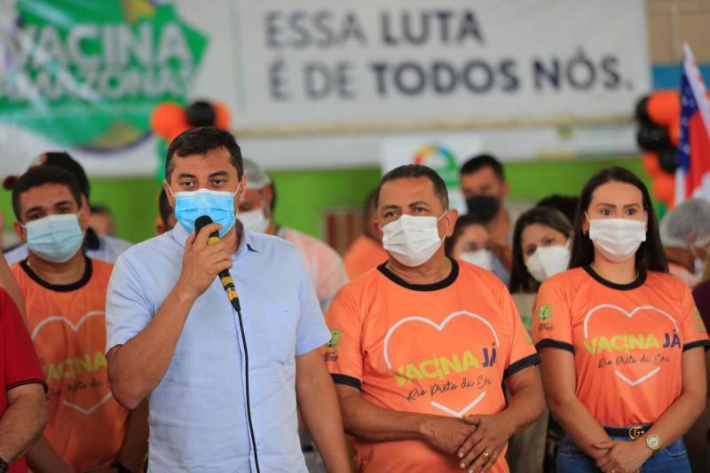 Governador Wilson Lima reafirma qualidade de vacinas aplicadas nos municípios