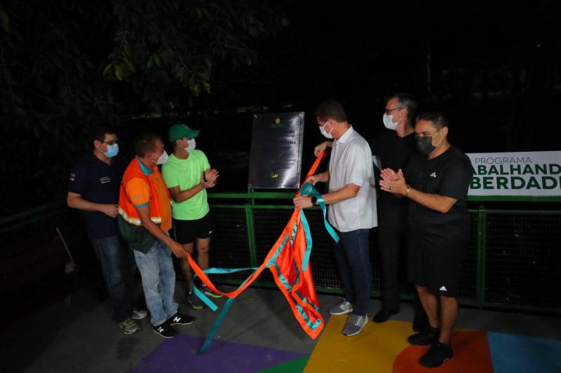 Governo do AM e Prefeitura reinauguram Passeio do Mindu revitalizado por internos do programa Trabalhando a Liberdade