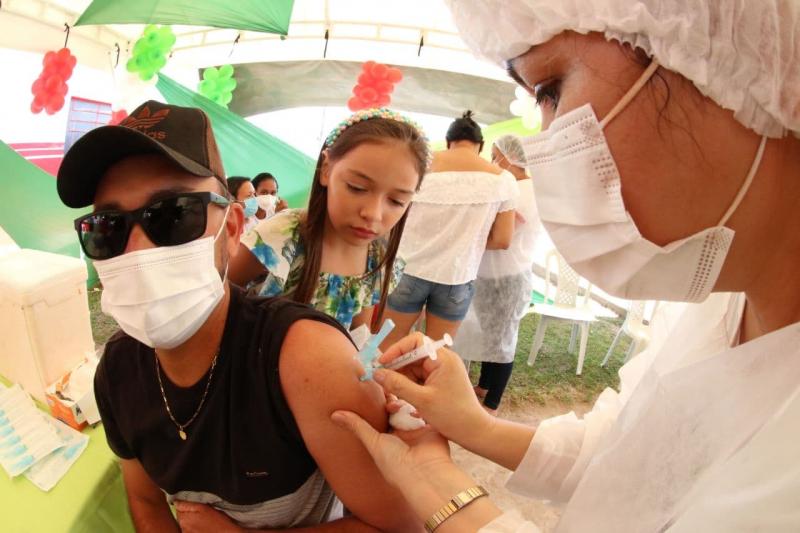 Em duas horas, mais de 190 vacinam em São Sebastião do Uatumã durante mutirão