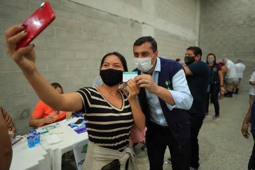 Com horário estendido em três locais, governador Wilson Lima convoca população para o mutirão Vacina Amazonas