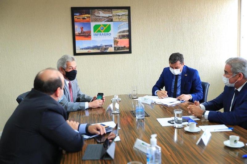 Wilson Lima anuncia parceria com a Infraero para modernização dos aeródromos no interior