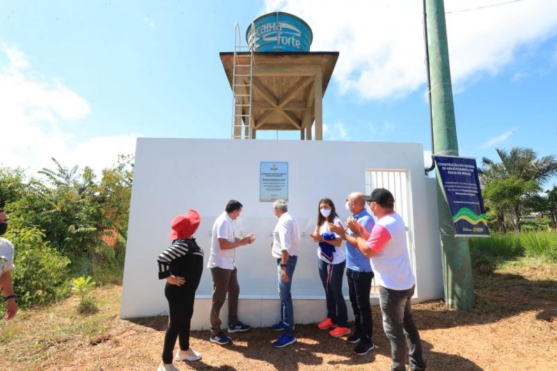 Wilson Lima inaugura sistema de abastecimento de água em Beruri
