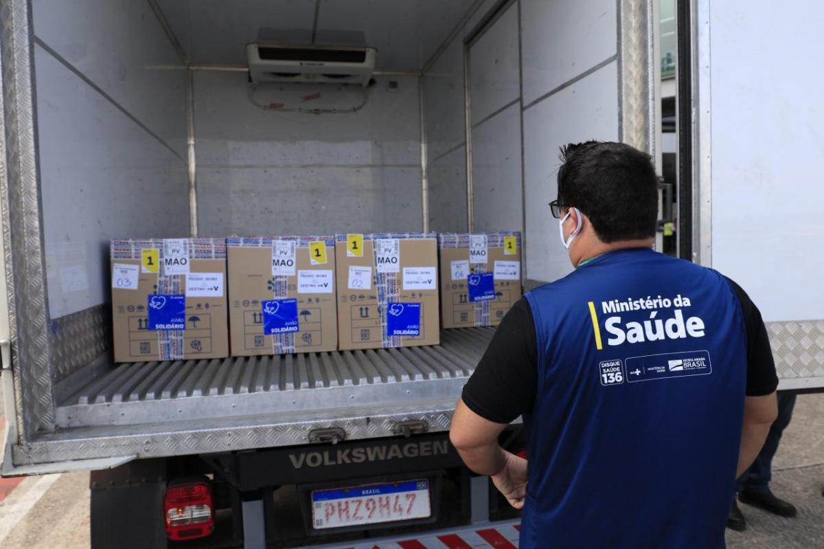 Amazonas recebe mais 44.460 doses de vacinas da Pfizer/BioNtech