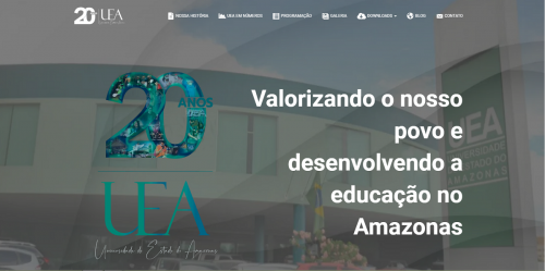 UEA lança site comemorativo com conteúdos exclusivos