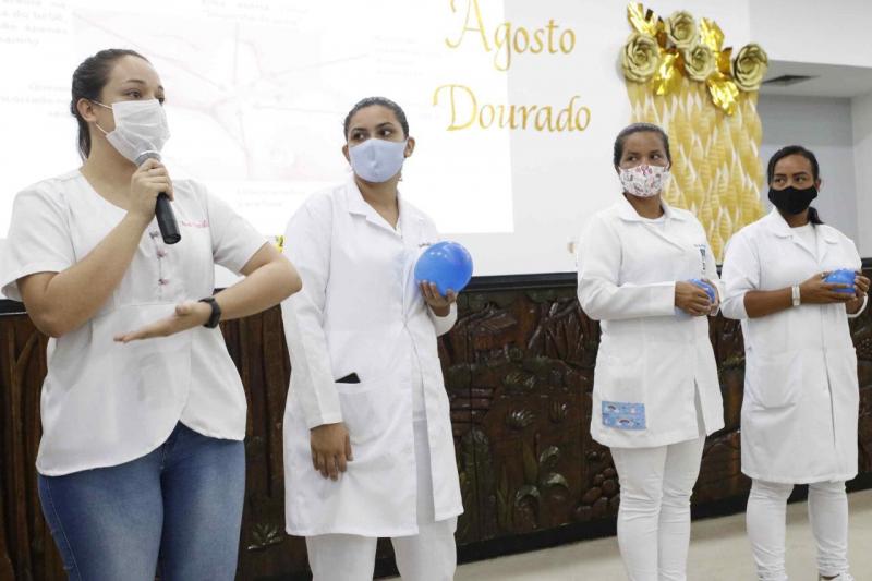 Policlínica Codajás realiza programação temática sobre importância do aleitamento materno