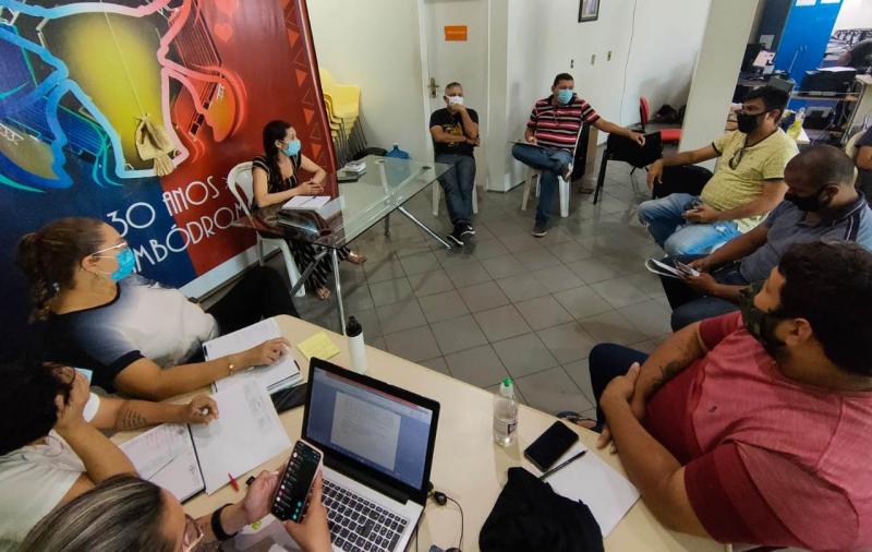 Semctur reúne com dirigentes dos Bois do Mocambo visando a realização da Live Festividades Folclóricas 2021