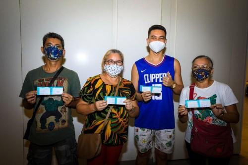 Vacina Amazonas: Irmãos aproveitam mutirão para receber a segunda dose contra a Covid-19