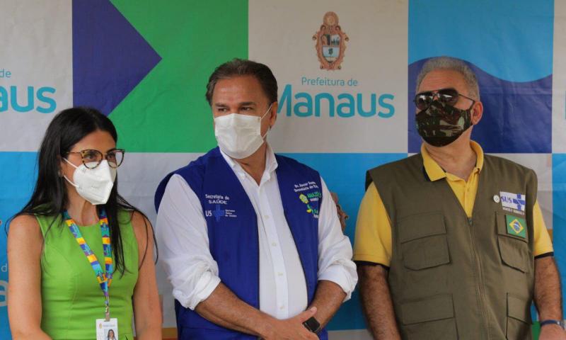 Ao lado do ministro Marcelo Queiroga, secretário Anoar Samad assina portarias para fortalecer atenção básica no interior