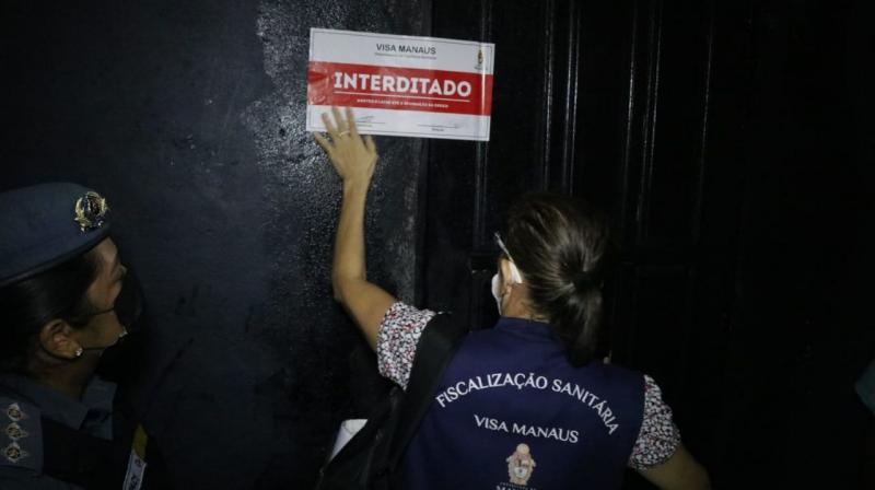 Em Manaus, CIF autua quatro estabelecimentos e encerra duas festas clandestinas no final de semana