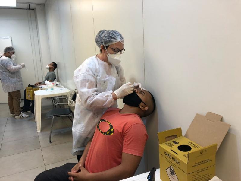 Governo do Amazonas inicia testagens nas equipes de serviço para jogo Manaus FC x Ypiranga