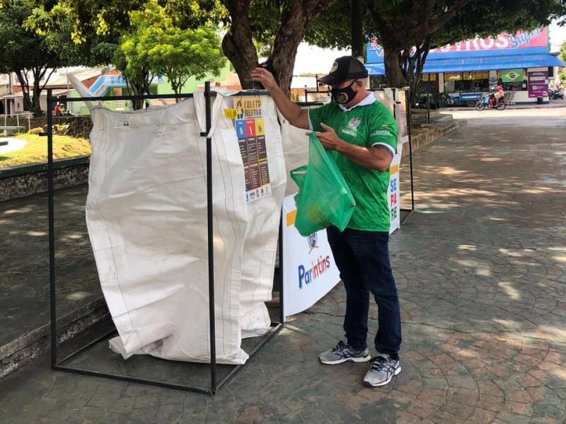 Em Parintins, Pontos de Entrega Voluntária recolhem 25 toneladas de resíduos recicláveis em 30 dias de coleta seletiva