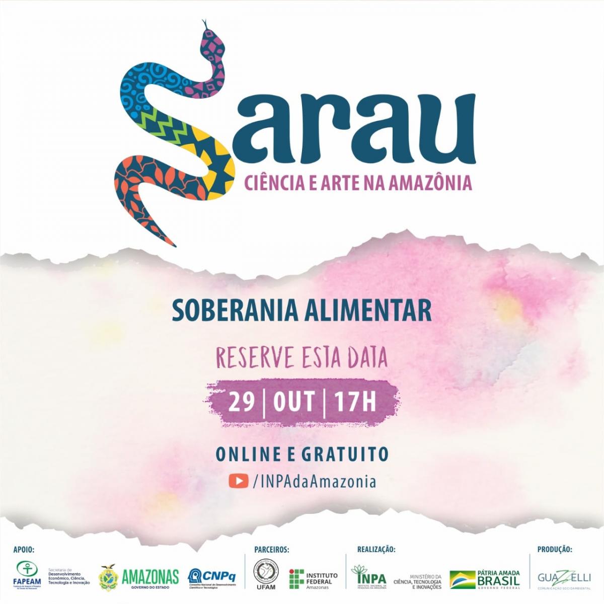 Com apoio da Fapeam, Inpa realiza ‘Sarau Ciência & Arte’