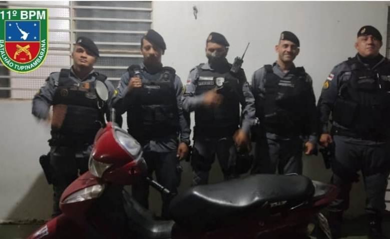 Polícia Militar recupera veículo furtado em Parintins 