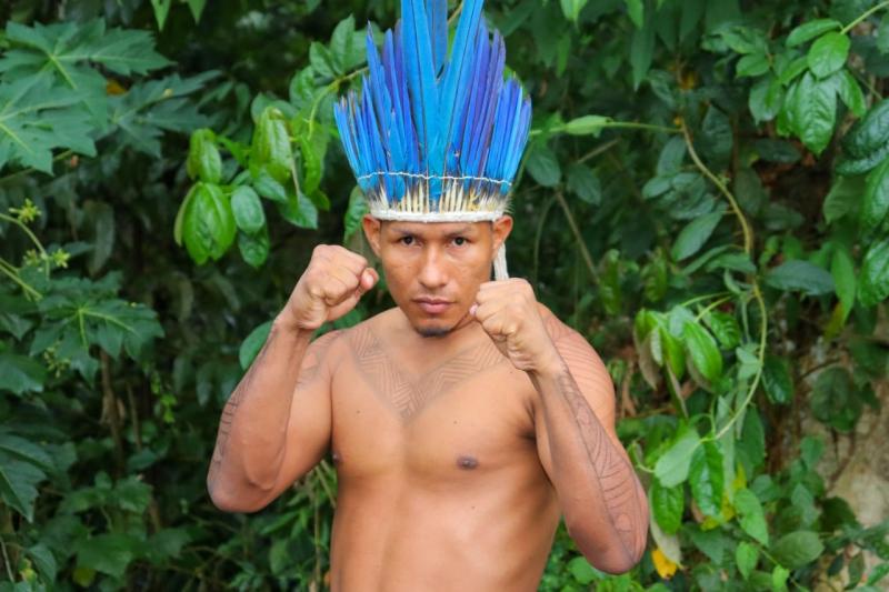 Com o apoio da FEI, lutador indígena é confirmado em dois campeonatos de MMA