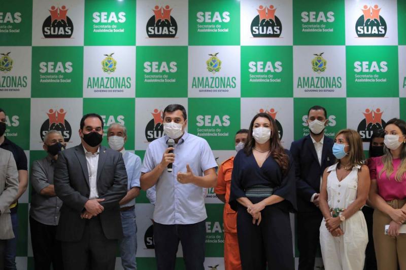 Wilson Lima e ministro Marcelo Queiroga abrem ação de educação em saúde em Manaus, no Dia da Malária nas Américas