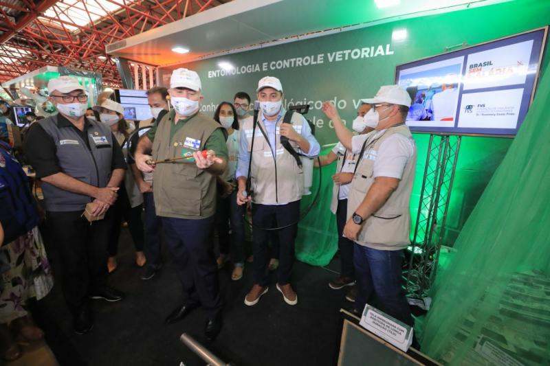 Ao lado do ministro da Saúde, Wilson Lima destaca trabalho de profissionais do Amazonas no combate à malária