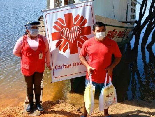 Cáritas inicia cadastros de famílias amazônidas para receberem kits contra Covid-19