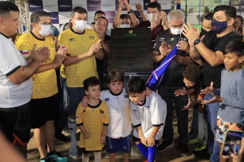 Governador Wilson Lima entrega Centro Desportivo da Compensa revitalizado