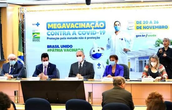 Ministério da Saúde lança campanha “Mega Vacinação” para reforçar imunização dos brasileiros contra Covid-19