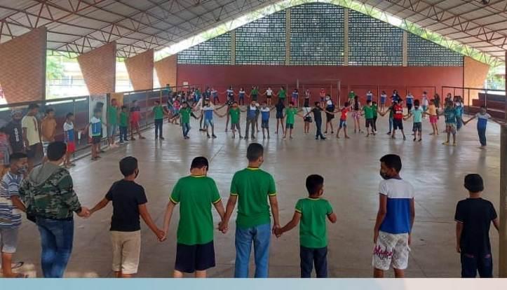 Proerd do 1°GPM/Barreirinha realiza ação educativa e circuito de jogos e brincadeiras aos alunos da Escola Hilma Dutra