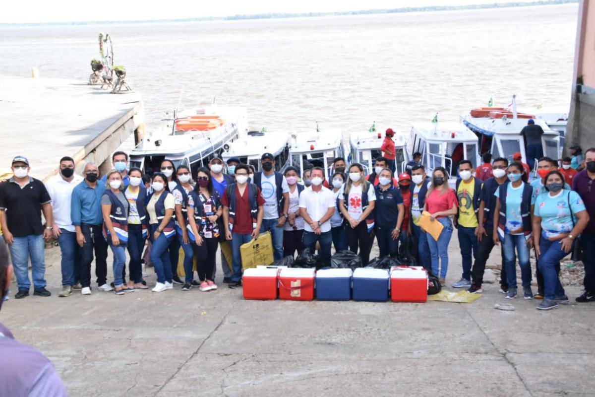 Zona rural de Parintins recebe ação de vacinação contra Covid-19