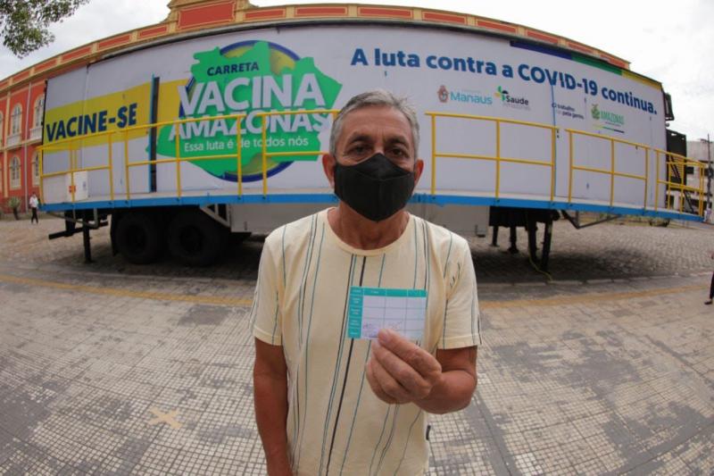 Carreta da Vacina Amazonas encerra primeiro dia com mais de 780 doses aplicadas