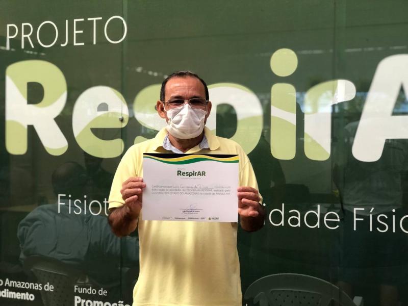 Paciente reabilitado pelo RespirAR participa pela primeira vez de corrida de rua no Amazonas
