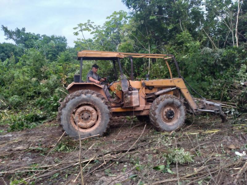 Prefeitura prepara 30 hectares de áreas no Laguinho para plantação de mandioca, feijão e milho