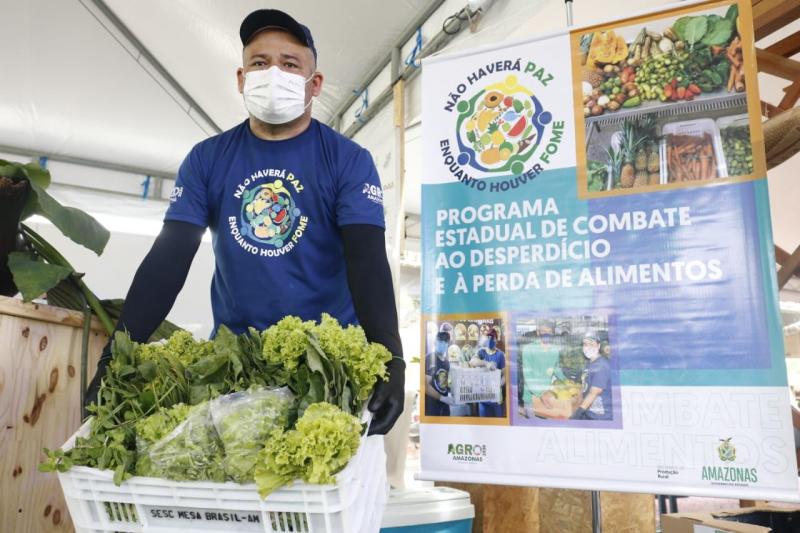 Programa de redução de desperdício do Governo do Estado coletou 155 toneladas de alimentos em 2021