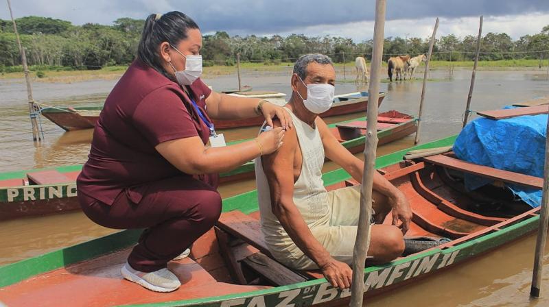 Com um dos maiores índices de vacinação do Brasil, Parintins segue em queda de internações por Covid-19 Com um dos maiores índices de vacinação do Brasil, Parintins segue em queda de internações por Covid-19