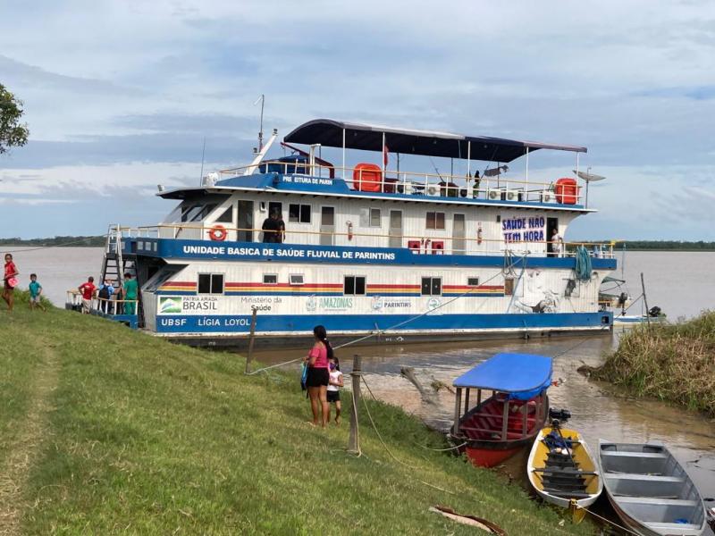 UBS Fluvial de Parintins promove mais de 300 atendimentos na primeira viagem do ano