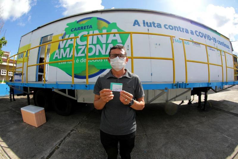 Carreta Vacina Amazonas registra mais de 2,2 mil doses aplicadas durante quatro dias na zona oeste de Manaus