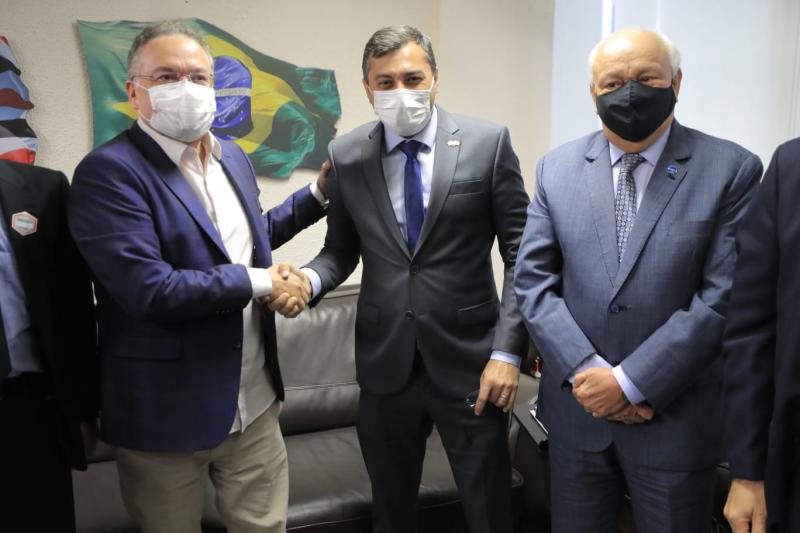 Wilson Lima defende competitividade do Polo Industrial de Manaus em reunião com relator da reforma tributária
