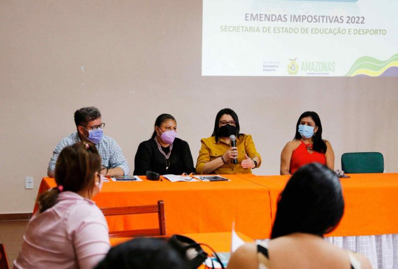 Secretaria de Educação promove encontro para discutir execução de emendas parlamentares de 2022