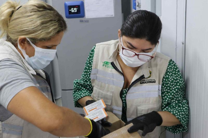 Amazonas recebe mais 68.600 doses de vacina contra Covid-19, nesta quinta-feira (10)