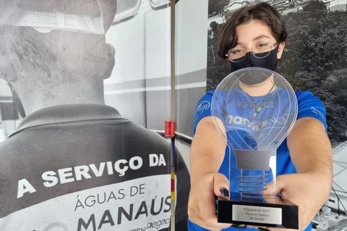 Aluna da rede estadual é destaque nacional com projeto ‘Educação e Meio Ambiente’