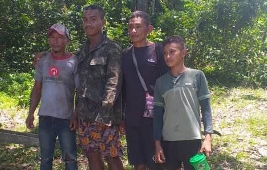 Em Barreirinha, quatro pessoas desaparecidas em área de mata são encontradas na região do Mangueirão