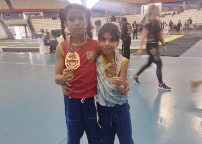 Irmãs indígenas conquistam ouro na Copa América de Jiu-Jitsu Esportivo