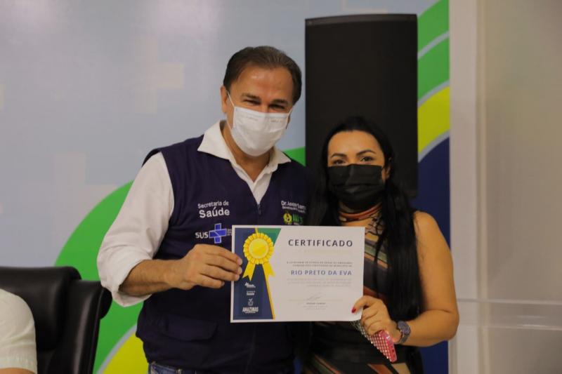 Municípios do Amazonas que tiveram destaque no Previne Brasil recebem certificado de reconhecimento