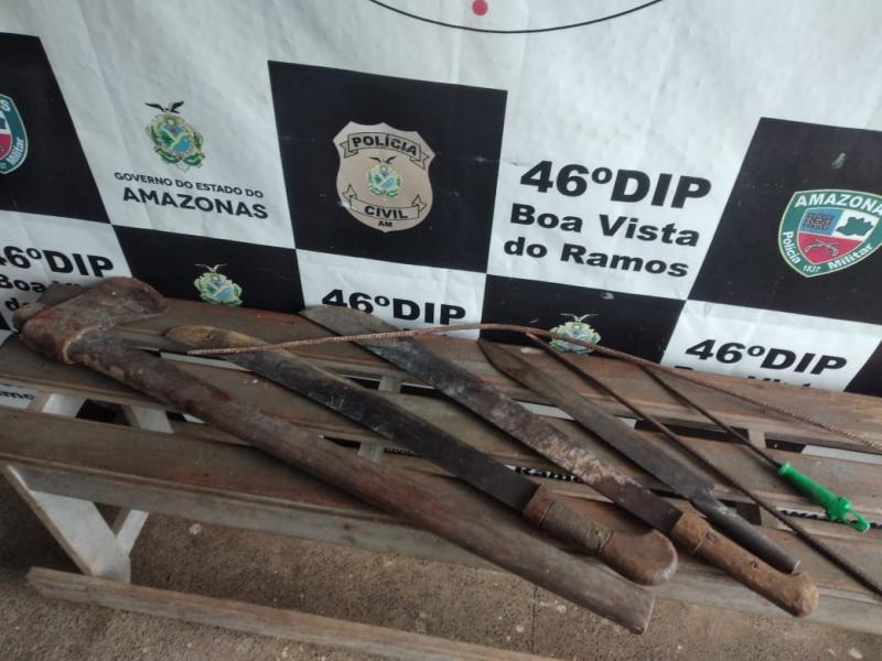 Policiais militares prendem 5 infratores por tentativa de homicídio, em Boa Vista do Ramos