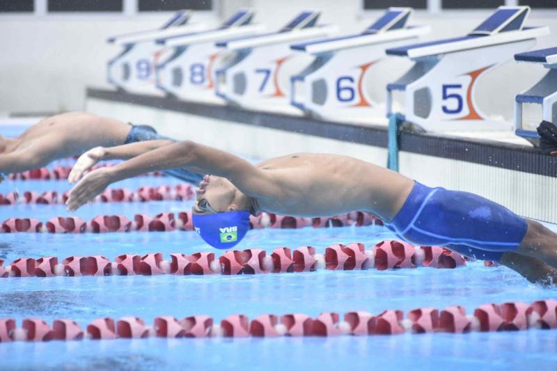 Tomada de tempo na Vila Olímpica define 23 atletas que representarão natação do AM no Gymnasiade 2022