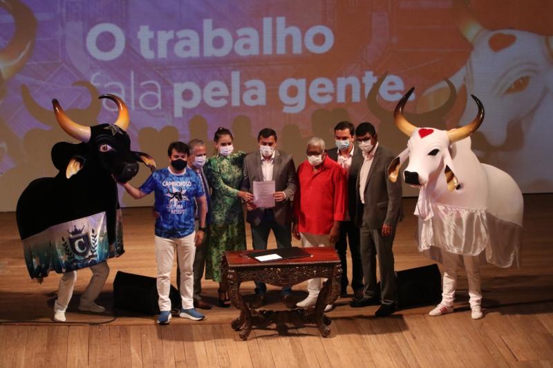 Wilson Lima anuncia a realização do 55º Festival Folclórico de Parintins nos dias 24, 25 e 26 de junho