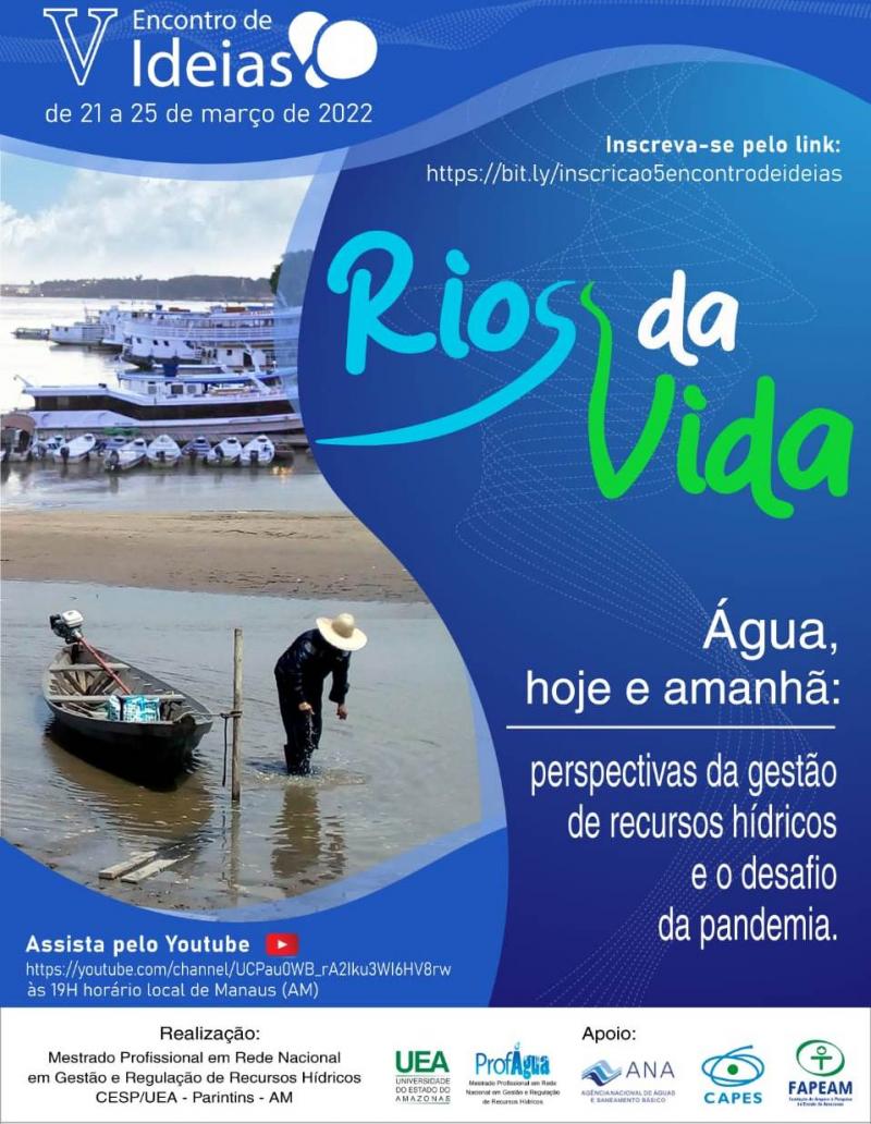 UEA promove encontro sobre gestão dos recursos hídricos e o desafio da pandemia