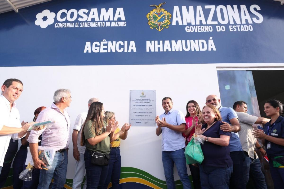 Governador Wilson Lima entrega primeira agência da Cosama no município de Nhamundá