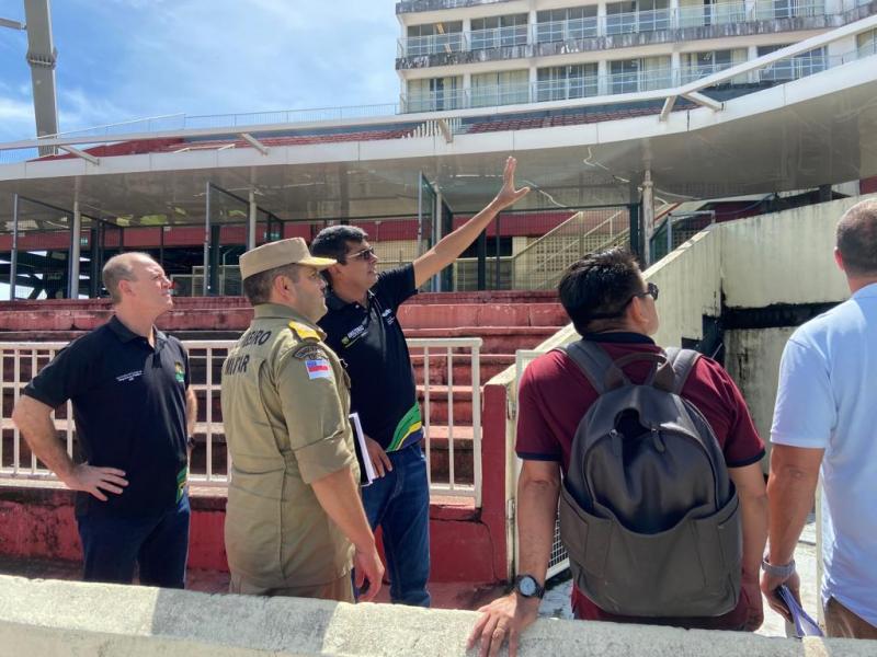 Secretaria de Cultura e Economia Criativa e SSP-AM realizam visita técnica no Bumbódromo de Parintins