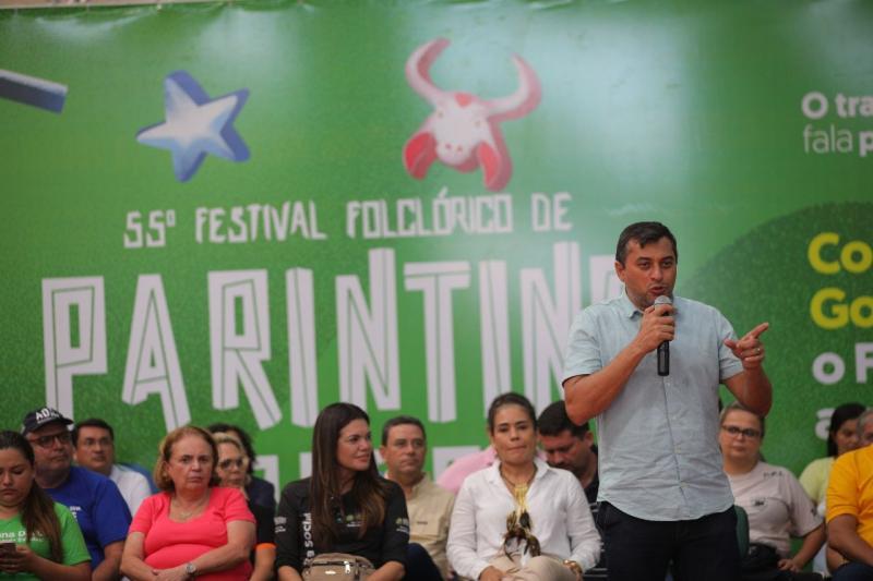 No Baixo Amazonas, Wilson Lima acompanha ações voltadas ao turismo nos municípios durante o Festival de Parintins